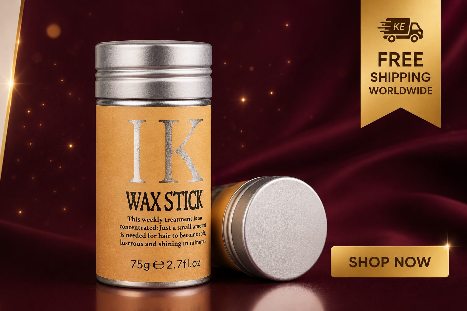 LumiSleek™ Hair Wax Stick