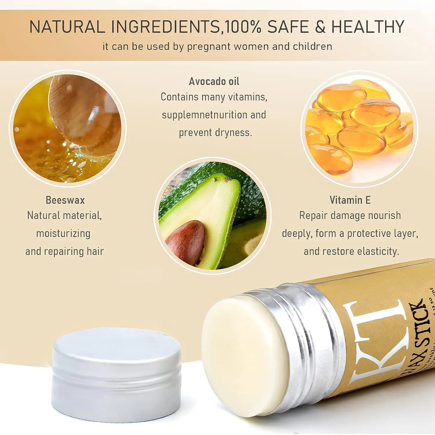 LumiSleek™ Hair Wax Stick