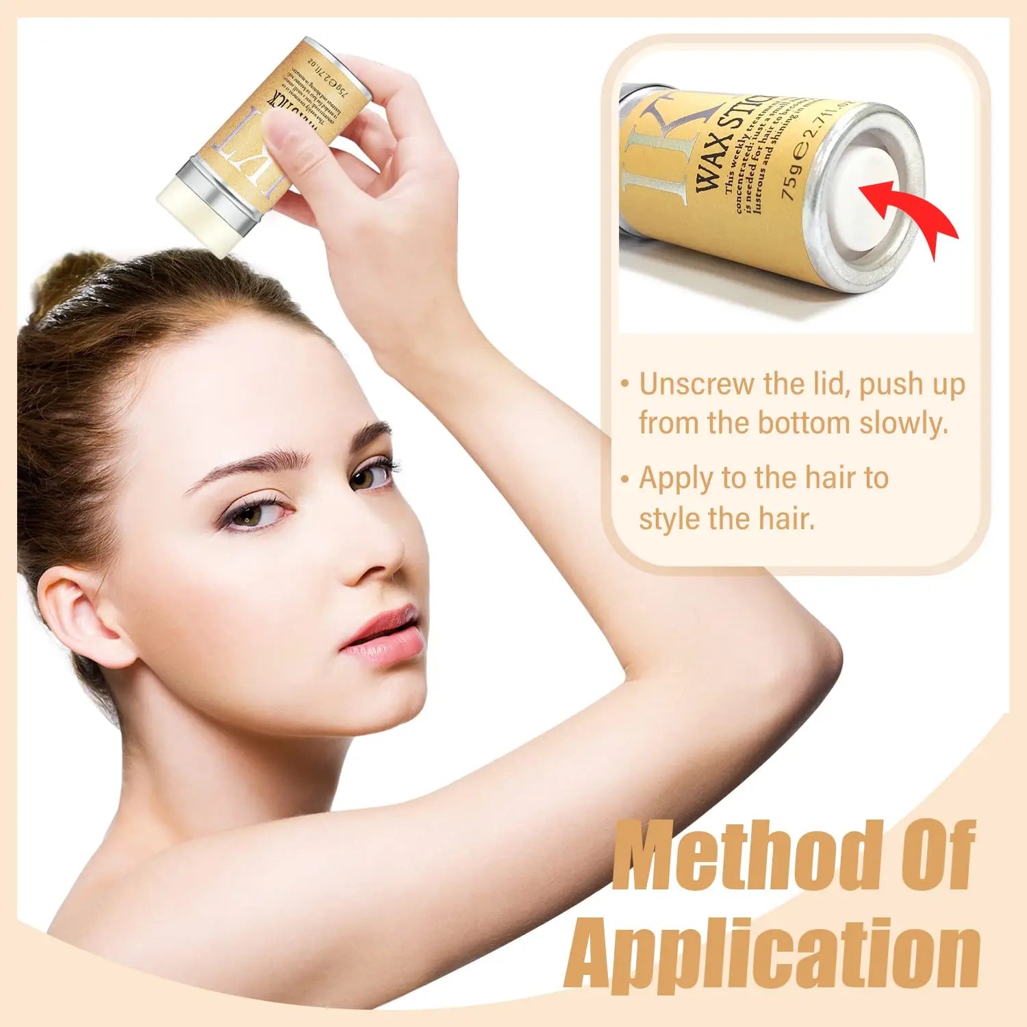 LumiSleek™ Hair Wax Stick
